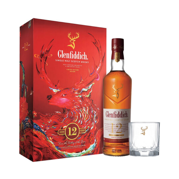Glenfiddich 12 Year Old Amontillado Sherry Cask 2025 Gift Box